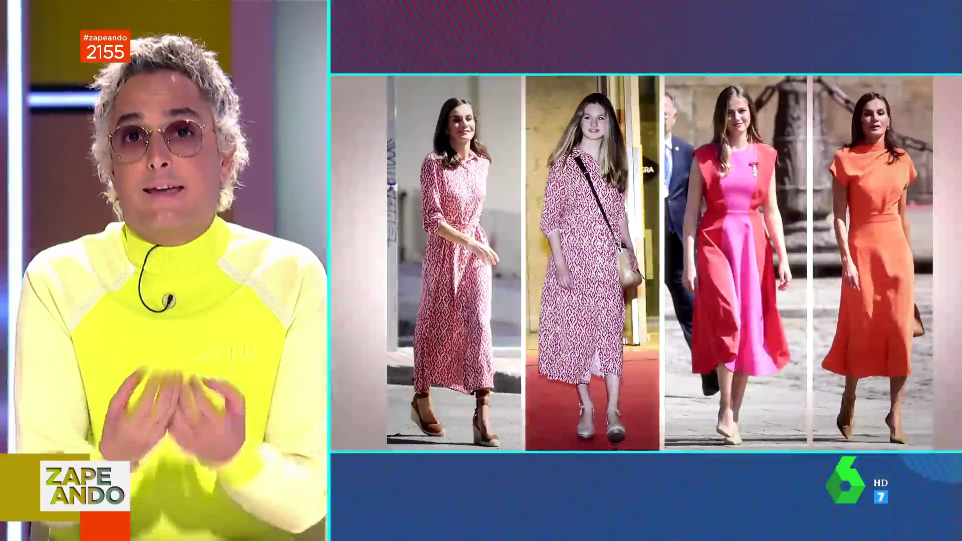 Josie opina sobre los looks de Letizia y Leonor