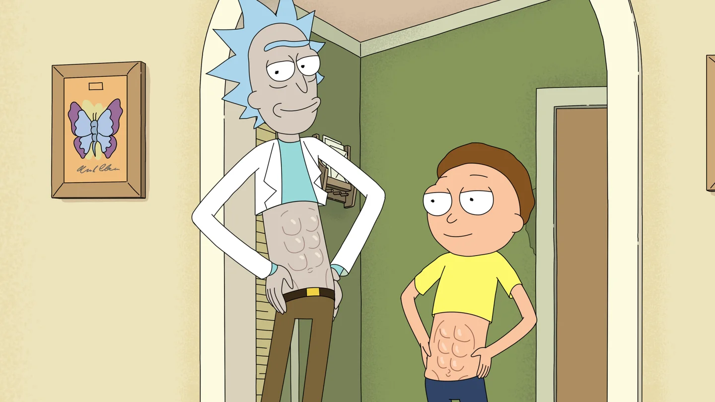 Rick y Morty se han puesto en forma de cara a su 6ª temporada. Rick y Morty se han puesto en forma de cara a su 6ª temporada.