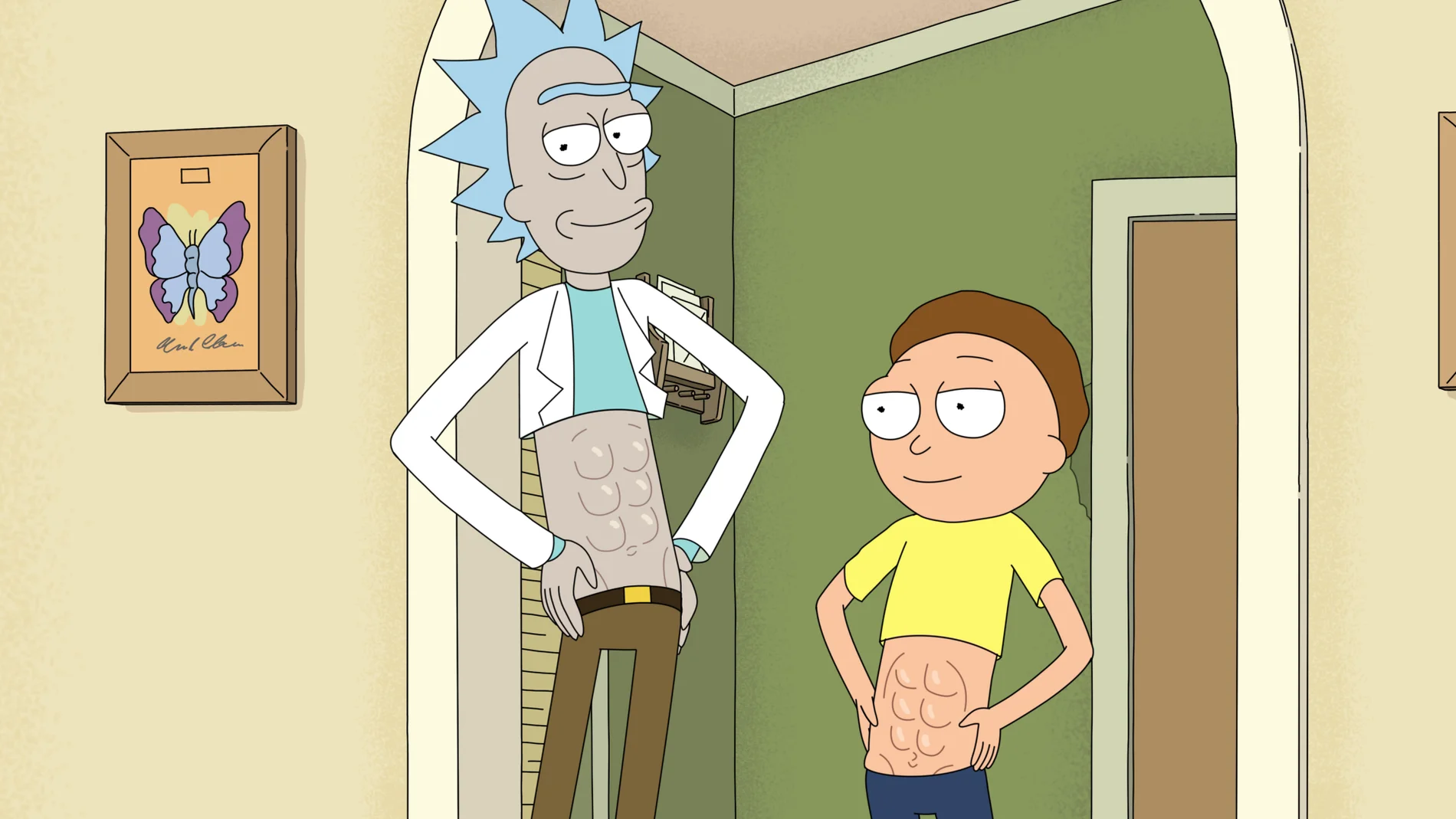 Rick y Morty se han puesto en forma de cara a su 6ª temporada.