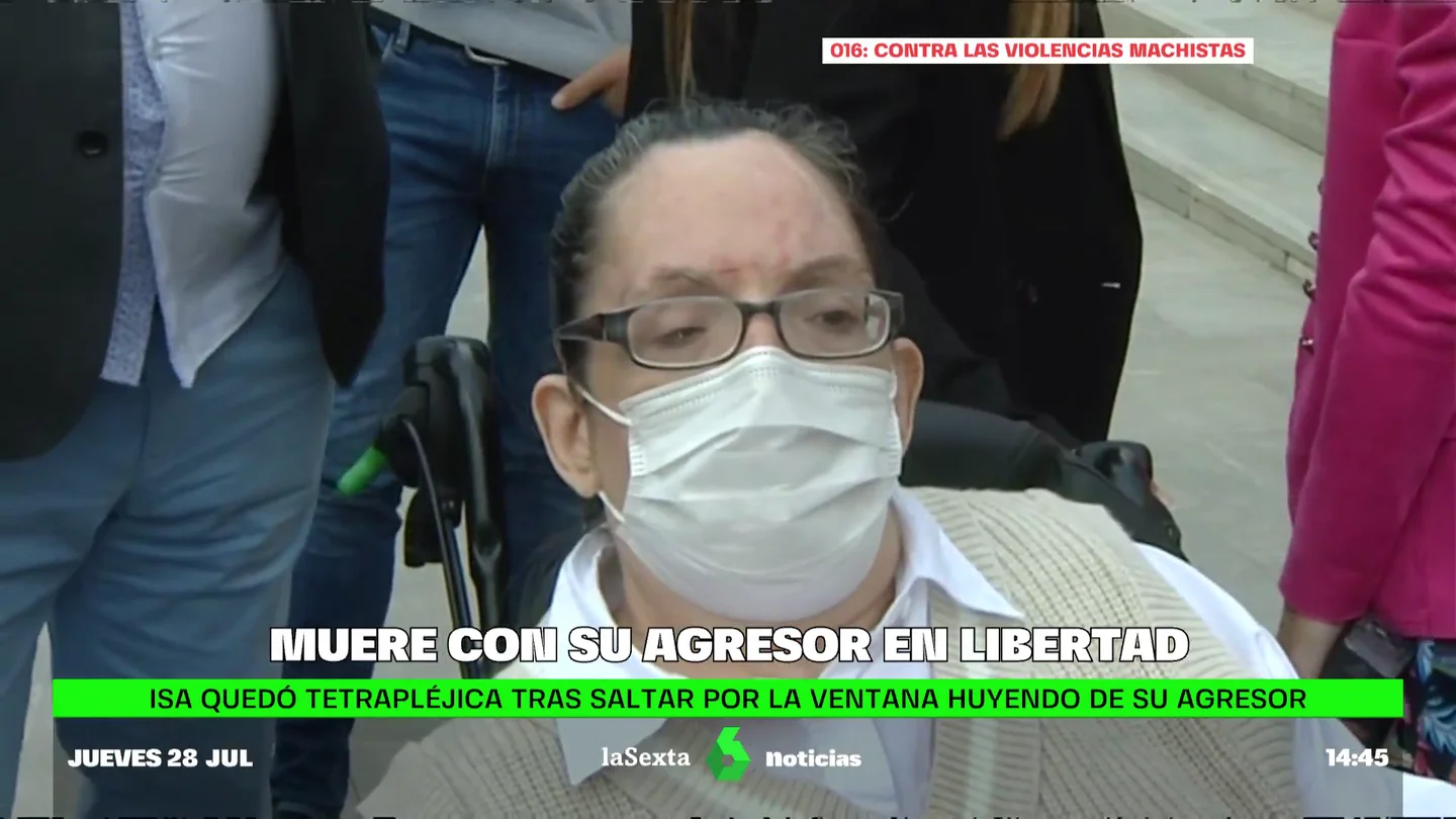 Muere la mujer que quedó tetrapléjica al huir de su agresor saltando por la ventana Muere la mujer que quedó tetrapléjica al huir de su agresor saltando por la ventana