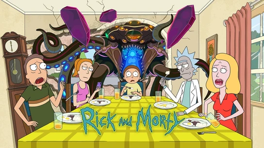 Si tu abuelo es Rick Sánchez, lo más normal es que un alienígena con mala leche se invite él solo a cenar... Si tu abuelo es Rick Sánchez, lo más normal es que un alienígena con mala leche se invite él solo a cenar...