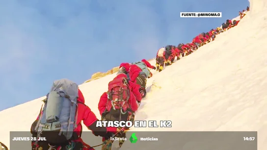 atasco en el K2 atasco en el K2