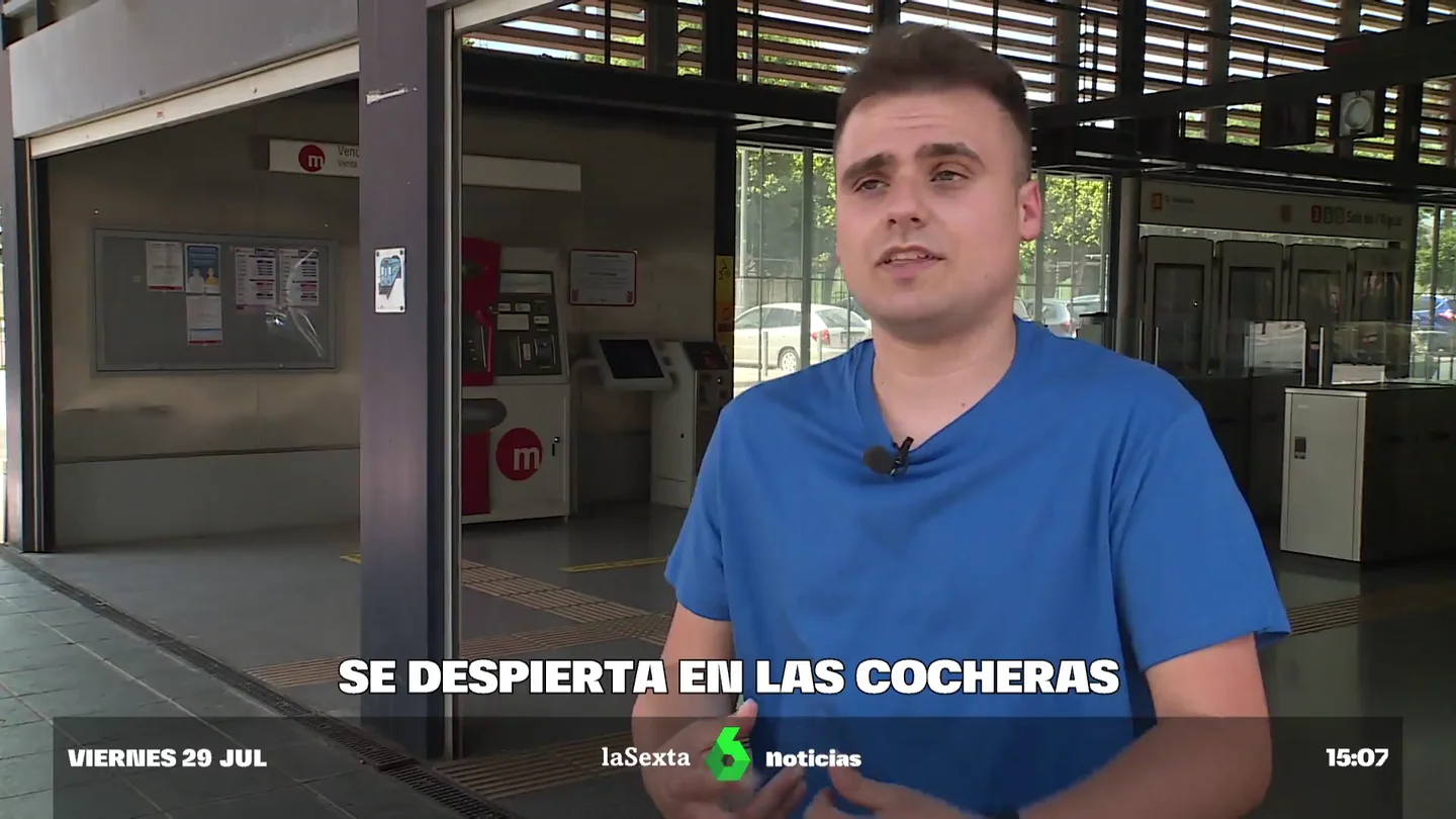 David, el joven que se quedó encerrado en el Metro David, el joven que se quedó encerrado en el Metro