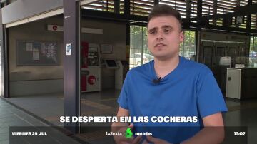 David, el joven que se quedó encerrado en el Metro