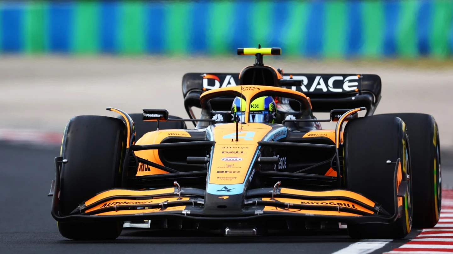 Lando Norris en el McLaren Lando Norris en el McLaren