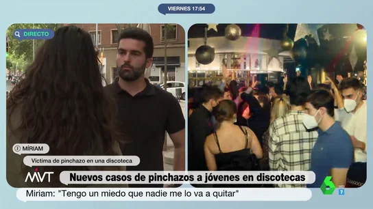 Miriam, víctima de un pinchazo en una discoteca Miriam, víctima de un pinchazo en una discoteca
