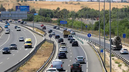 Imagen del tráfico en una de las autovias de la comunidad de Madrid el pasado 1 de julio Imagen del tráfico en una de las autovias de la comunidad de Madrid el pasado 1 de julio