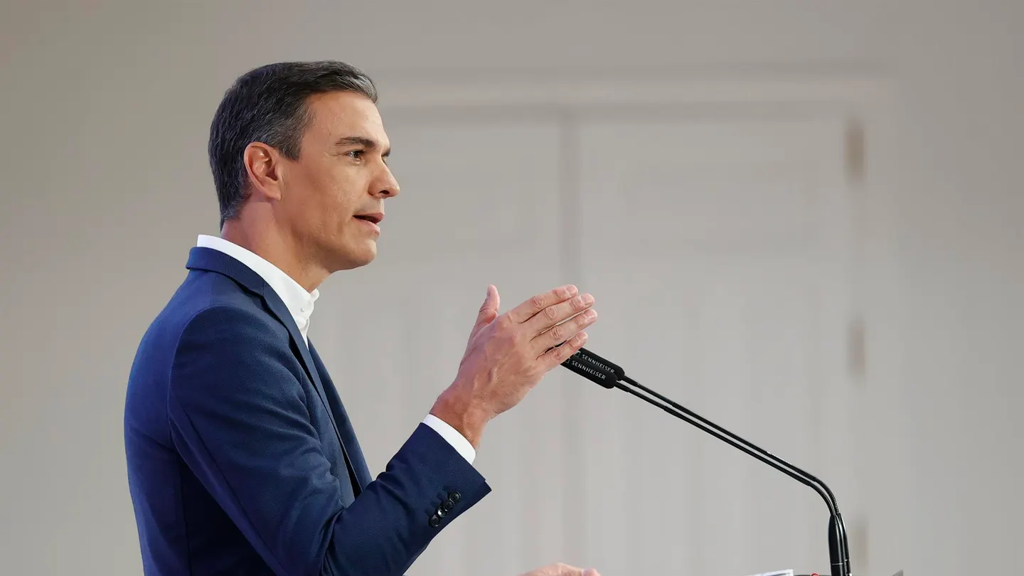 El presidente del Gobierno, Pedro Sánchez, ofrece el tradicional balance del curso político antes del parón de las vacaciones. El presidente del Gobierno, Pedro Sánchez, ofrece el tradicional balance del curso político antes del parón de las vacaciones.