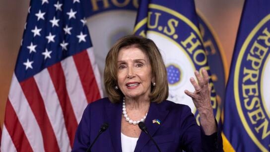 La presidenta de la C&aacute;mara de Representantes de Estados Unidos, Nancy Pelosi 