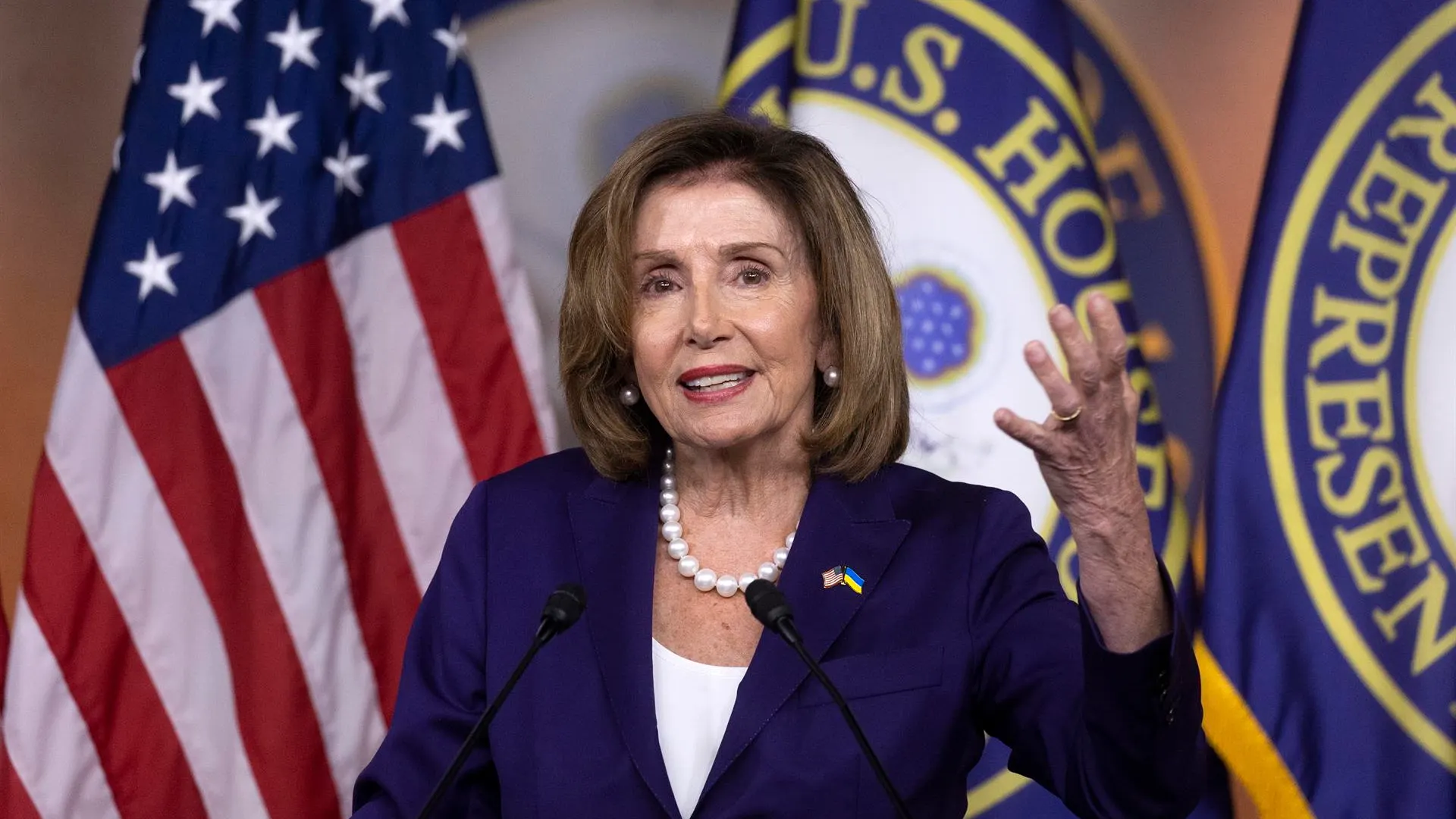 La presidenta de la Cámara de Representantes de Estados Unidos, Nancy Pelosi 