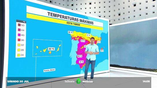 El mes de julio se despide entre fuertes tormentas, rachas de viento, calor y altas temperaturas generalizadas 