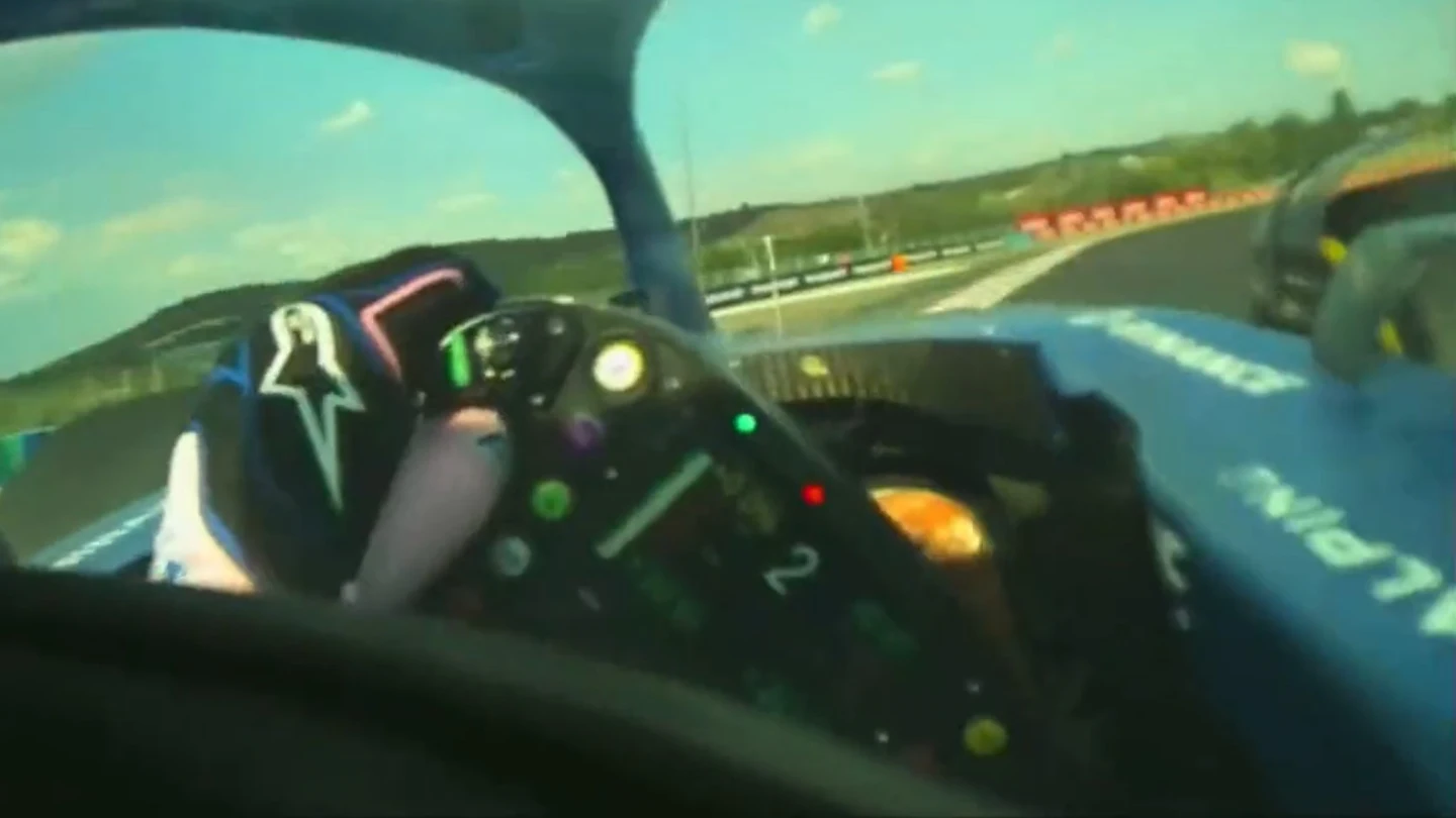 Fernando Alonso, en el GP de Hungría Fernando Alonso, en el GP de Hungría