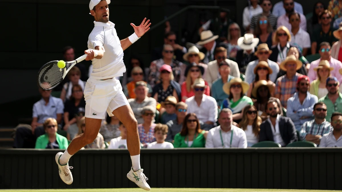 Novak Djokovic en Wimbledon