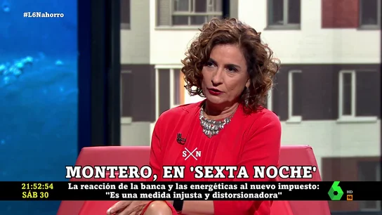 María Jesús Montero en laSexta Noche María Jesús Montero en laSexta Noche