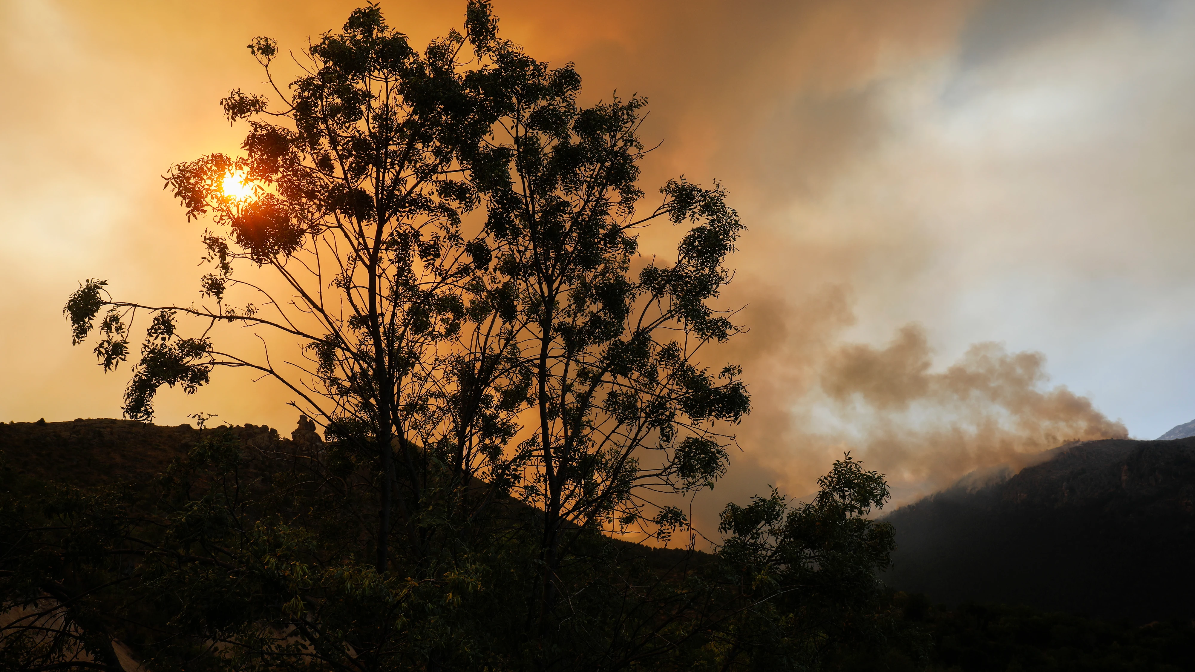  Imagen de archivo del incendio de Navalacruz en agosto de 2021