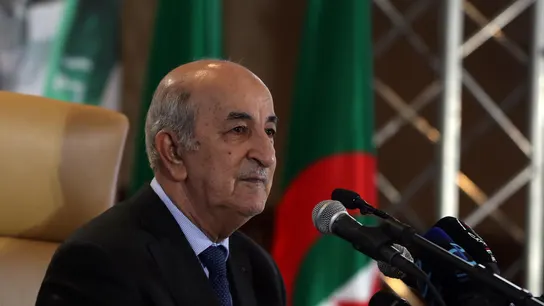 Foto de archivo del presidente de Argelia, Abdelmadjid Tebboune Foto de archivo del presidente de Argelia, Abdelmadjid Tebboune