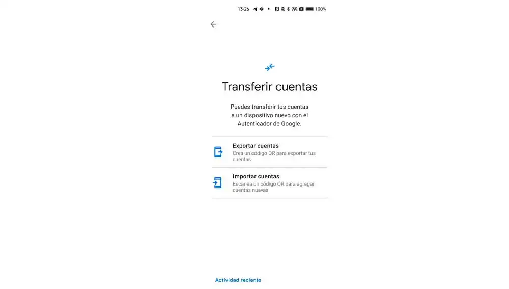 Transfiriendo cuentas