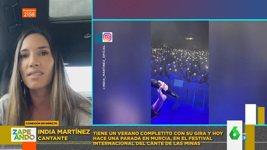 ¿Qué desconcentra a India Martínez en un concierto? ¿Qué desconcentra a India Martínez en un concierto?
