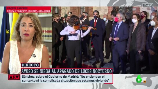 La ministra Raquel Sánchez en ARV
