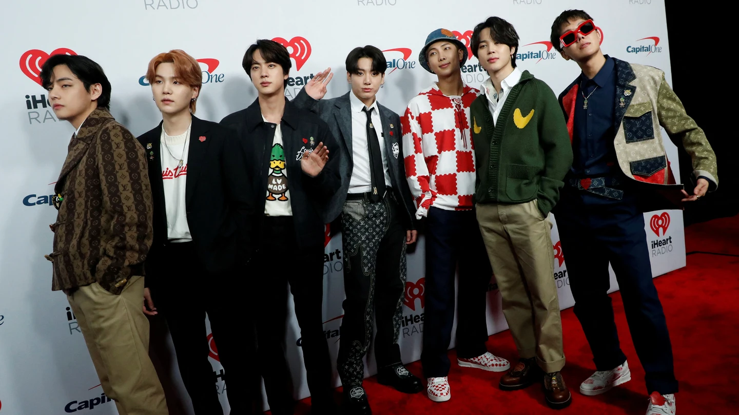La banda BTS, en una imagen de archivo La banda BTS, en una imagen de archivo