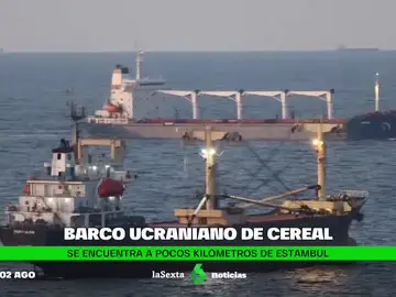 Llega a Turquía el primer barco con cereales procedente de Ucrania