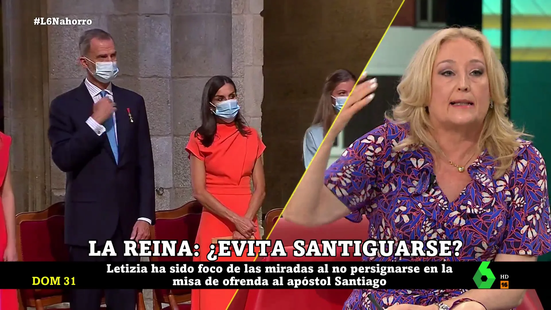 Elisa Beni, sobre la decisión de Letizia de no santiguarse en Sanitago: "Son los reyes de todos los españoles, los creyentes y ateos"