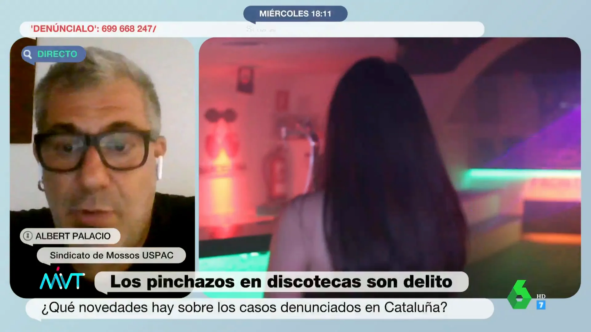 "Para inyectar una droga necesitan entre 5 y 10 segundos": el llamamiento a la calma sobre los pinchazos a mujeres