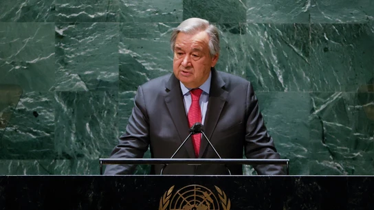 El secretario general de Naciones Unidas, António Guterres. El secretario general de Naciones Unidas, António Guterres.