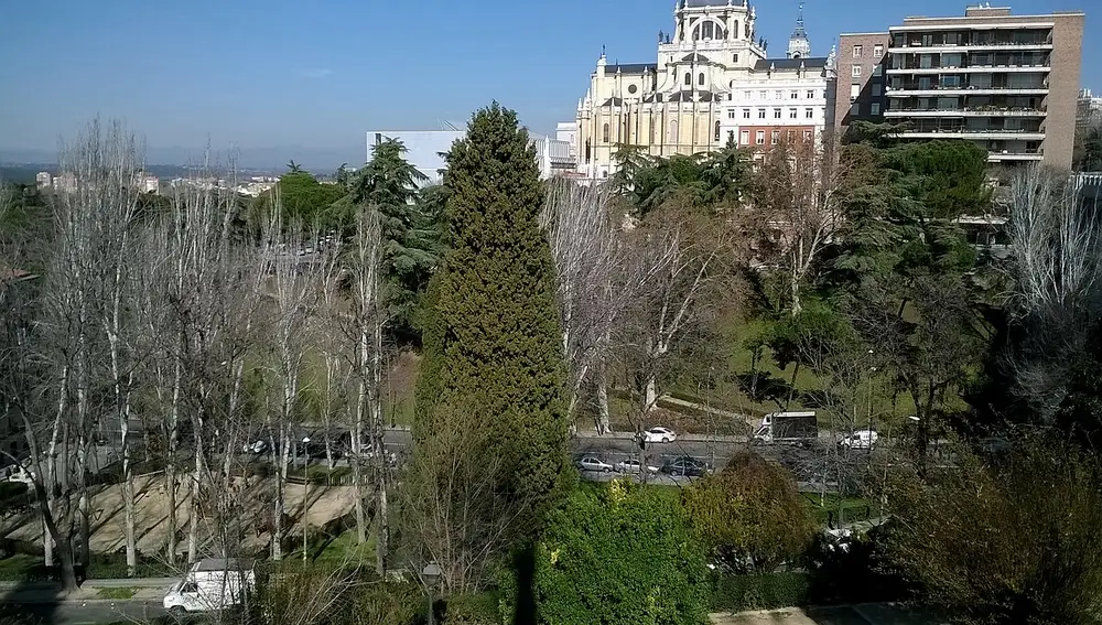 Vistas desde Las Vistillas. Madrid