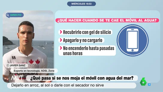 ¿Qué hacer si se cae el móvil al agua de la piscina o de la playa? Estos son los pasos a seguir ¿Qué hacer si se cae el móvil al agua de la piscina o de la playa? Estos son los pasos a seguir
