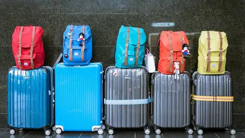 Maletas en el aeropuerto Maletas en el aeropuerto