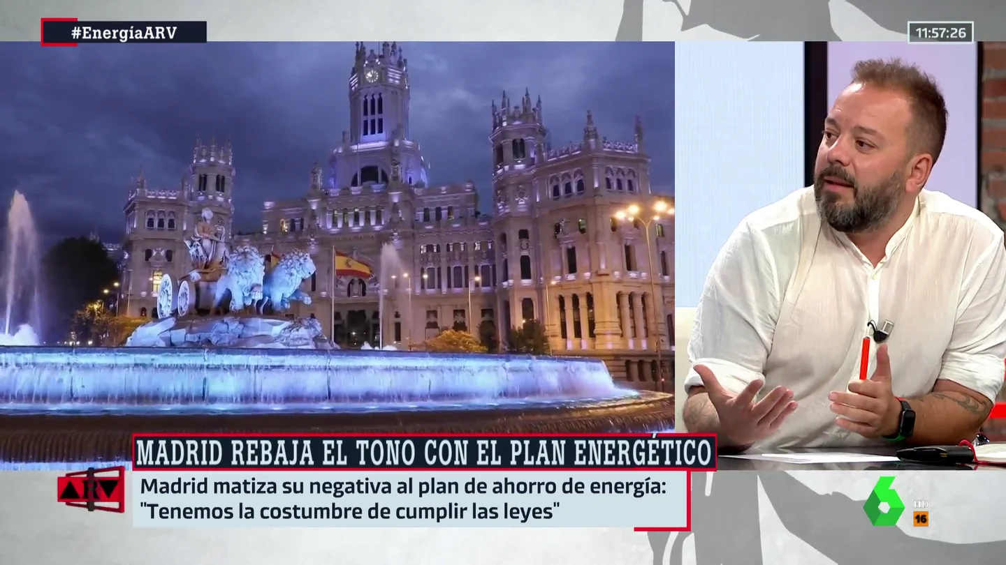 La respuesta de Maestre a Ayuso y las comunidades que "vampirizan" la energía La respuesta de Maestre a Ayuso y las comunidades que "vampirizan" la energía