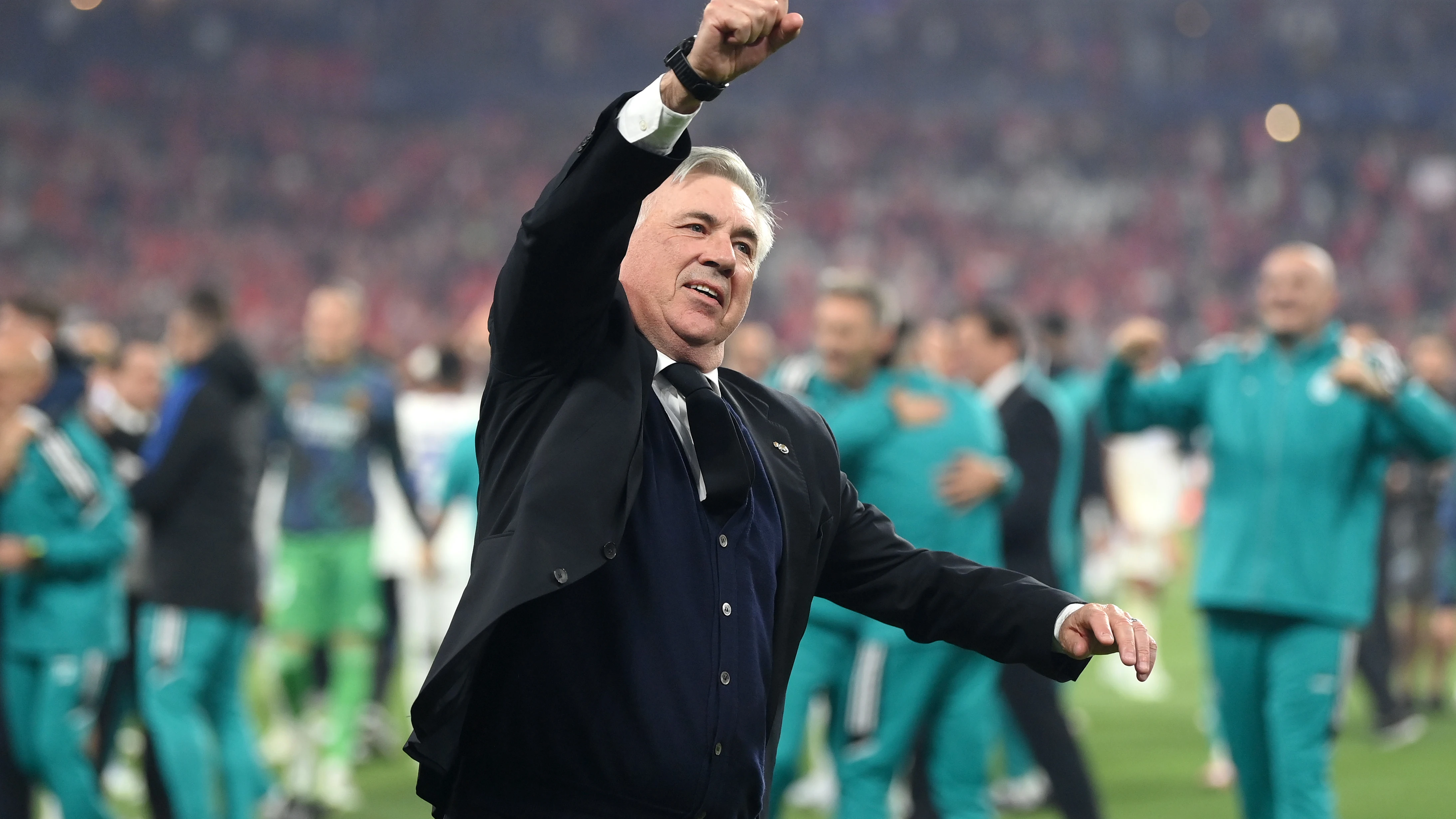 Carlo Ancelotti, tras ganar la final de la Champions el pasado mes de mayo