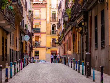 Calle de Malasaña, en Madrid Calle de Malasaña, en Madrid