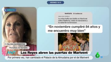 Paloma Barrientos desvela el motivo familiar por el que la reina Sofía está "preocupada y triste"