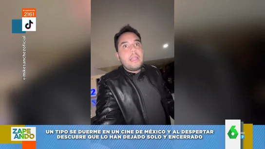 Vídeo viral de un hombre atrapado en el cine Vídeo viral de un hombre atrapado en el cine
