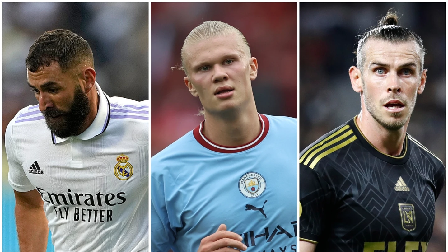 Benzema, Haaland y Bale, con el Real Madrid, el Manchester City y el LAFC Benzema, Haaland y Bale, con el Real Madrid, el Manchester City y el LAFC