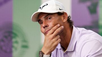 Rafa Nadal, en rueda de prensa