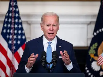 El presidente de Estados Unidos, Joe Biden, en una foto de archivo durante una rueda de prensa