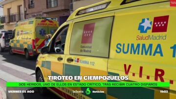Dos heridos, uno de ellos crítico, en un tiroteo en Ciempozuelos (Madrid)