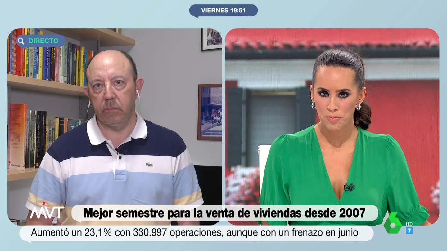 El pronóstico de Gonzalo Bernardos ante "el peligro de burbuja inmobiliaria" El pronóstico de Gonzalo Bernardos ante "el peligro de burbuja inmobiliaria"