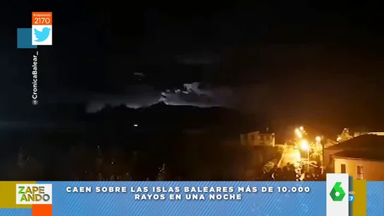Rayos y granizo: así fue la espectacular tormenta que cayó en Baleares en pleno agosto Rayos y granizo: así fue la espectacular tormenta que cayó en Baleares en pleno agosto