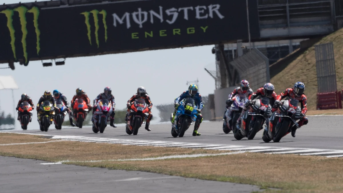 Pilotos de MotoGP en Silverstone