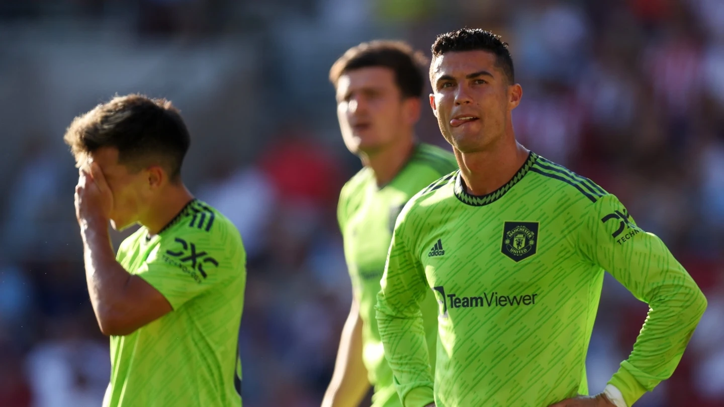 Cristiano Ronaldo en un partido con el Manchester United Cristiano Ronaldo en un partido con el Manchester United