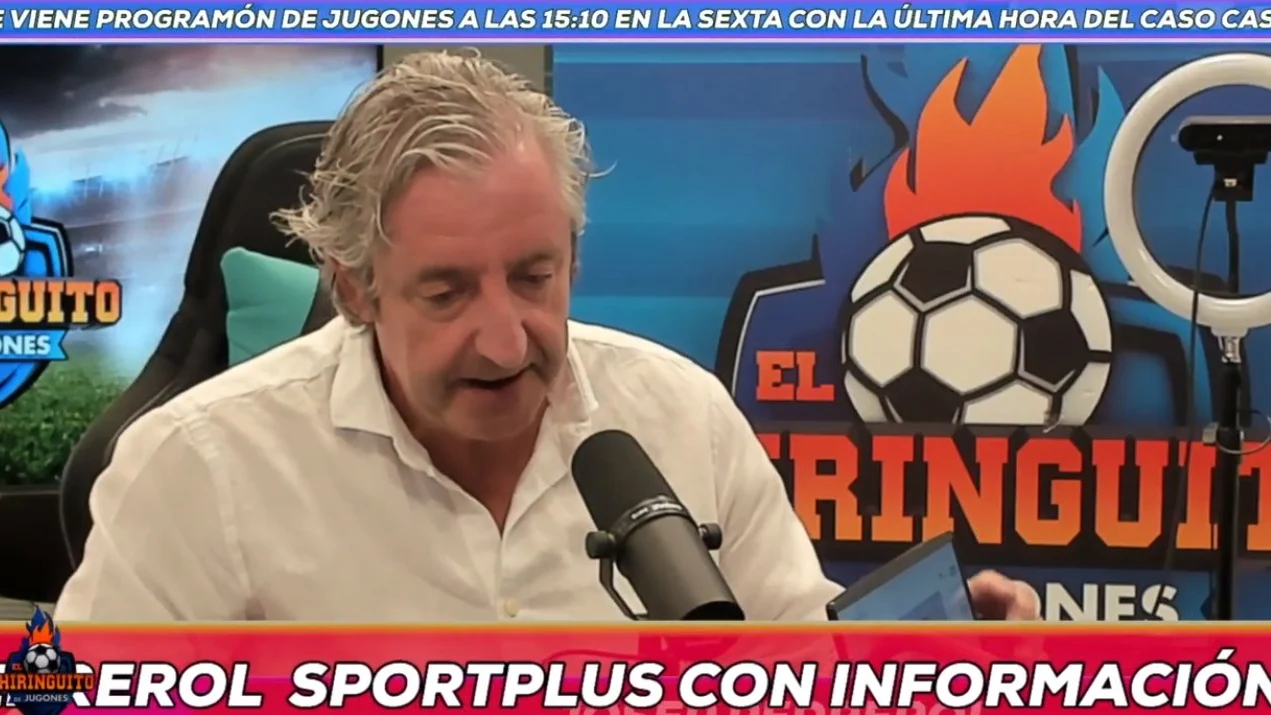 Josep Pedrerol en El Chiringuito