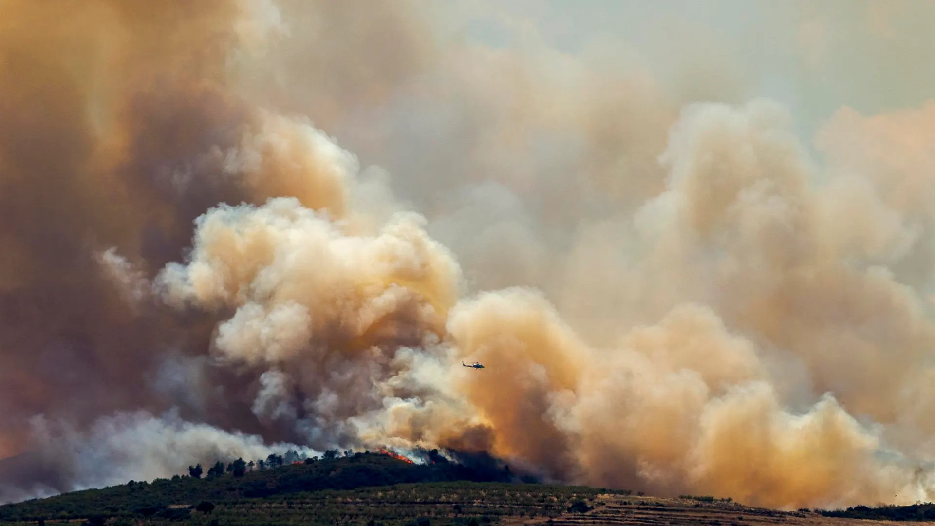 Incendio en Bejís (Valencia)