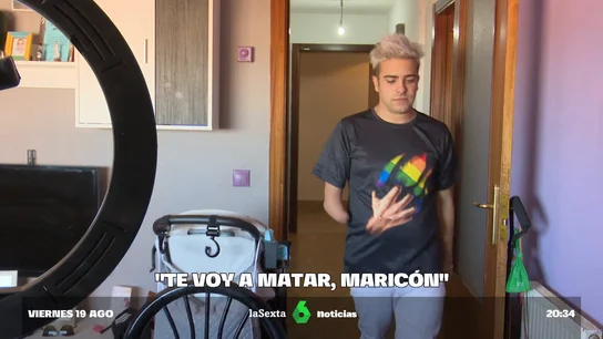 Víctima de una agresión homófoba Víctima de una agresión homófoba