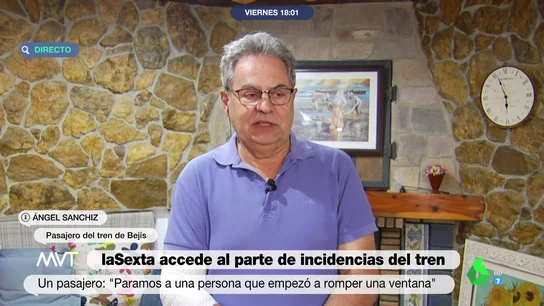 El testimonio de un pasajero del tren de Bejís que avala la versión de la maquinista El testimonio de un pasajero del tren de Bejís que avala la versión de la maquinista