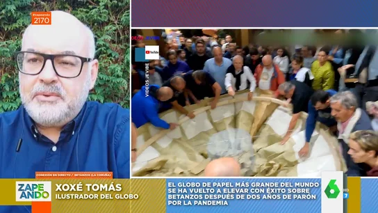 Así es el globo de papel más grande del mundo que despega desde hace más de un siglo en Betanzos, Galicia Así es el globo de papel más grande del mundo que despega desde hace más de un siglo en Betanzos, Galicia