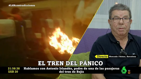 Padre de una pasajera del tren de Bejís Padre de una pasajera del tren de Bejís